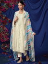 Indo Era 2372 Silk Embroidered Straight Kurti With Bottom Dupatta
